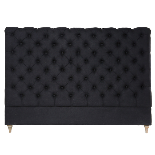 Picture of Charlotte Linen Headboard -Black