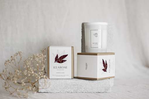 Picture of Christmas Kearose Candle - Kowhai & Sage