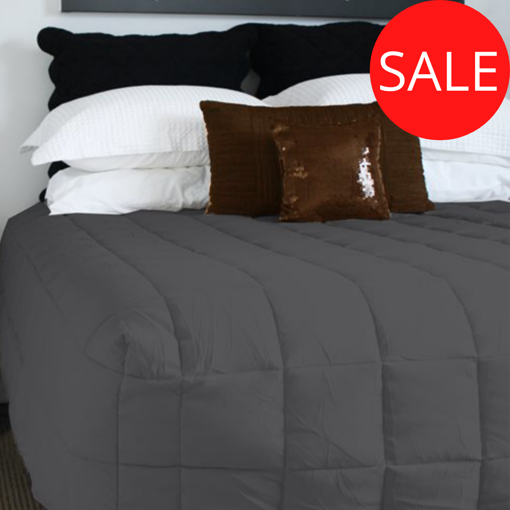 Gilmac Your Hospitality Supplies. Microfibre Boxed Corner Quilt