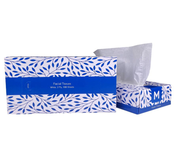 Picture of Matthews Rectangle Cube Facial Tissues 2ply/100s (48/CTN)
