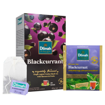 Picture of Dilmah Blackcurrant Tea Bags (20/CTN)