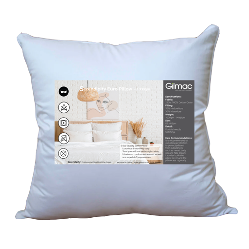 Picture of Serendipity SOFT Euro Pillow Inner 1000gsm (65 x 65cm)