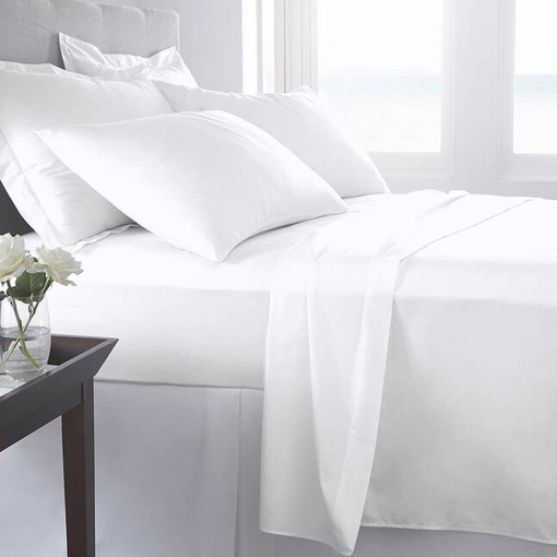 Picture of Accolade Sateen Pillowcase Piped + Cuffed 80/20
