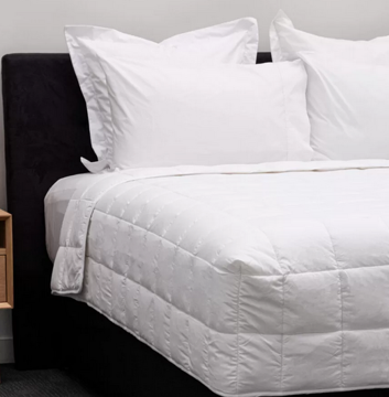 Picture of Everest Cosy Box Quilt - White (King)