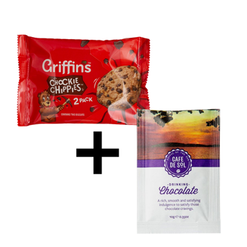 Picture of BUNDLE DEAL: Griffin's Choc Chip Twin Packs (100/CTN) + Cafe De Sol Drink Choc (300/CTN)