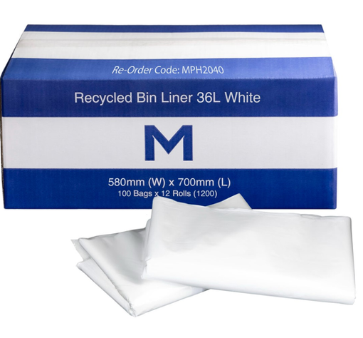 Picture of Matthews Recycled Bin Liner 36L